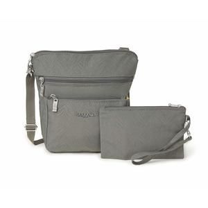 Pocket Crossbody, Pewter Zebra :v